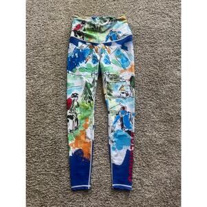 Get Lost Authent Outfitters Medium Colorado Leggings Yoga Workout Pants Outdoor!